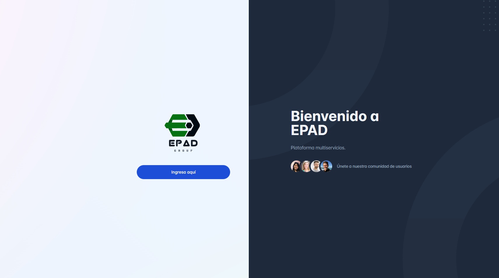 Plataforma Unique Epad en acción